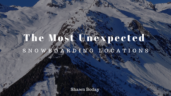 The Most Unexpected Snowboarding Locations Shawn B